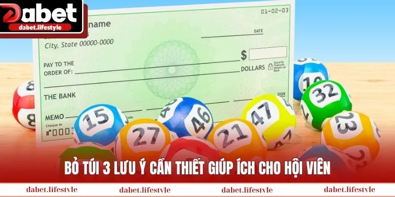 Bỏ túi 3 lưu ý cần thiết giúp ích cho hội viên
