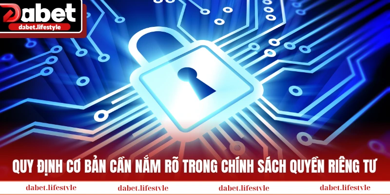 Quy định cơ bản cần nắm rõ trong chính sách quyền riêng tư